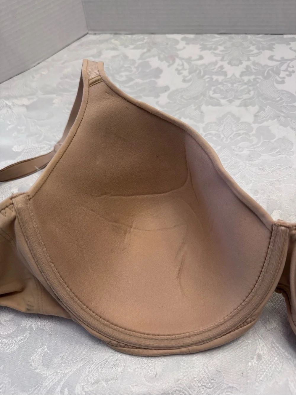Soma Bra Size 42D Embraceable Full Coverage Underwire Lined Soft‎ Tan New Flawed